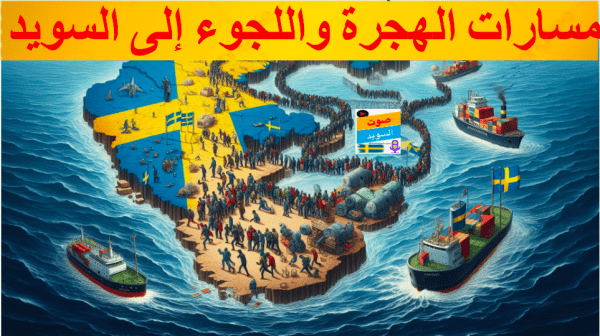 مسارات الهجرة واللجوء إلى السويد