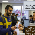 مهاجر يحصل على تصريح إقامة في السويد مع بيانات إحصائية حول قوانين الهجرة