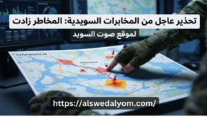 خريطة أمنية لمدينة ستوكهولم مع تحذير المخابرات السويدية حول زيادة المخاطر لموقع صوت السويد.