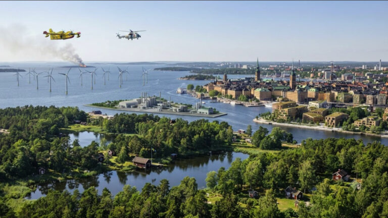 Sweden’s energy strategy, critical minerals industry and European cooperation represented in a Stockholm news image.