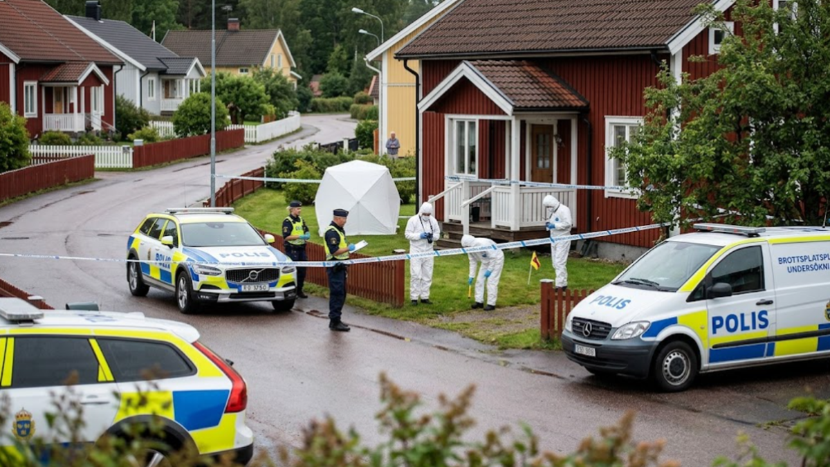 Police investigating a suspected murder at a residential property in Hällefors, Sweden