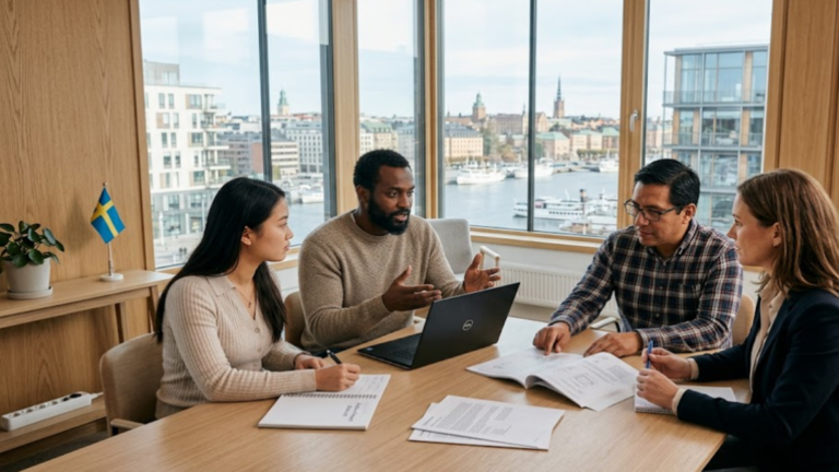 International professionals working in Sweden without Swedish language skills