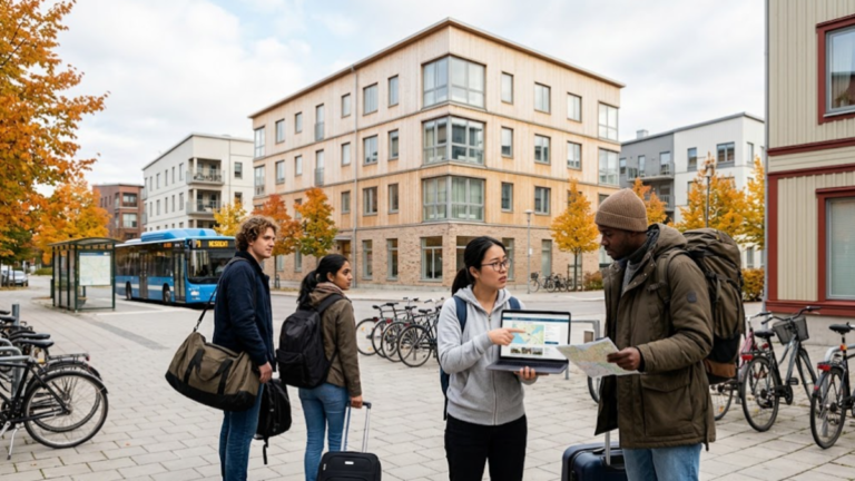 Sweden international student housing for university students