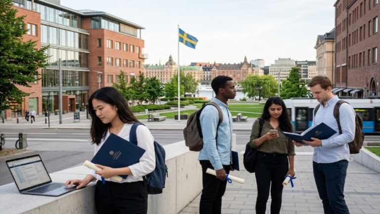 International graduates in Sweden seeking jobs after university studies