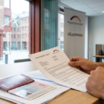 Sweden Migration Agency decision with Swedish passport and residence permit card