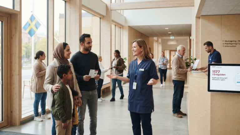 Sweden healthcare for newcomers at a Swedish healthcare centre