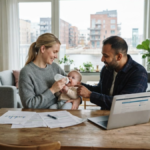 Sweden parental leave for foreign workers with an international family caring for a baby