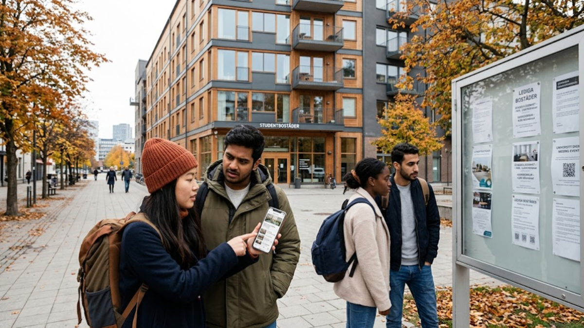 Sweden student accommodation costs in major university cities