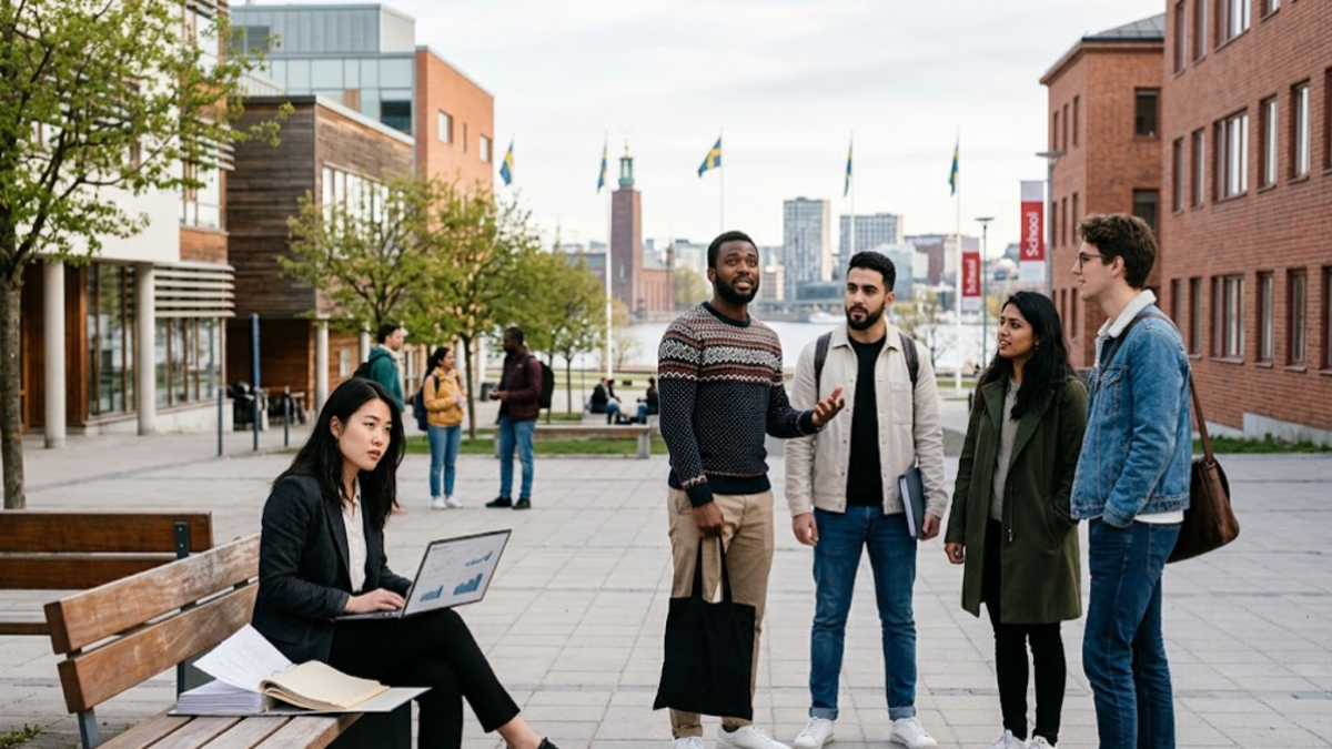 International graduates in Sweden exploring post-graduation study permit options