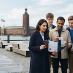 Swedish citizenship requirements in 2026 with Stockholm and Swedish flag