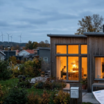 Modern Swedish home illustrating rising electricity prices and household energy costs.